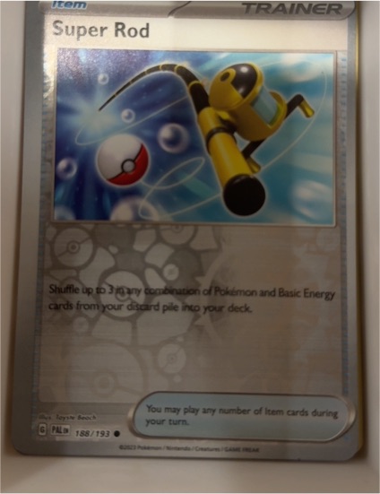 2023 Pokémon SV02: Paldea Evolved #188 Super Rod — front