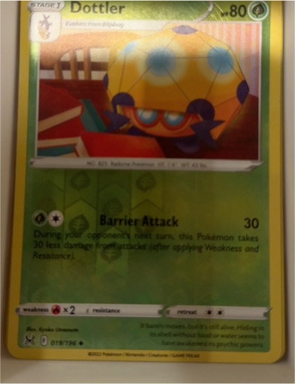 2022 Pokémon Lost Origin #019 Dottler — front
