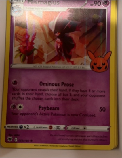 2022 Pokémon Trick or Trade Halloween #059 Mismagius — front