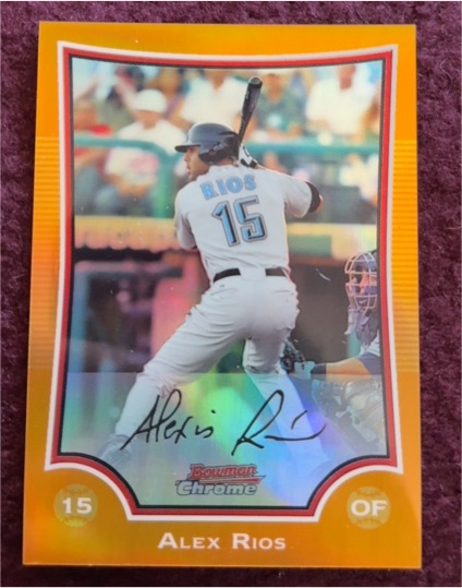 2006 Bowman Chrome #15 Alex Rios — front