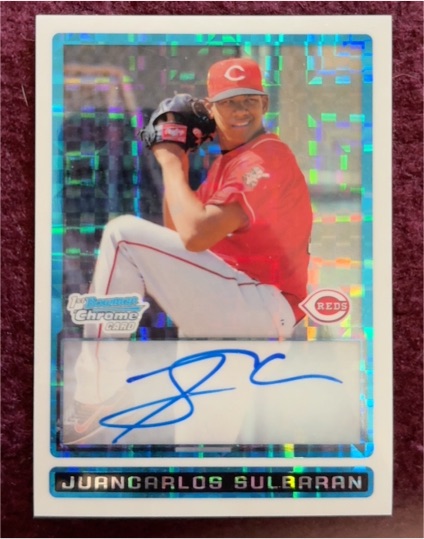 2009 Bowman Chrome #BCP106 Juan Carlos Sulbaran — front