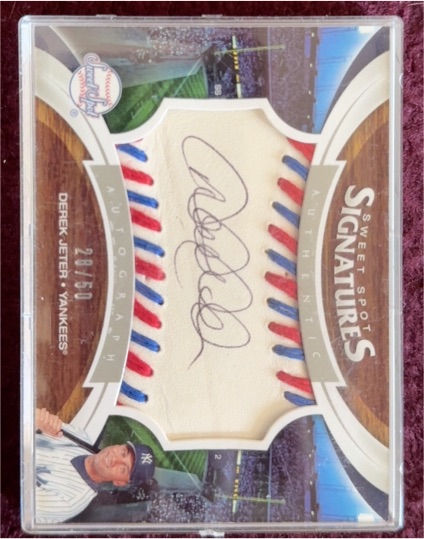 2005 Upper Deck Sweet Spot Signatures #2050 Derek Jeter — front