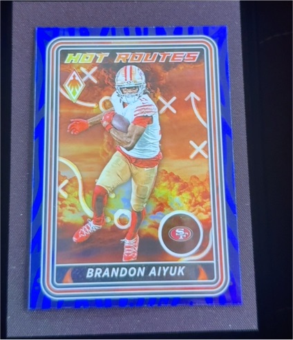 2023 Panini Phoenix #HR-15 Brandon Aiyuk Hot Routes — front