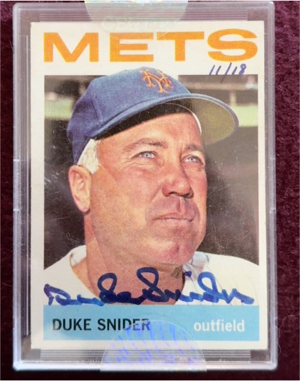 1964 Topps #155 Duke Snider — front
