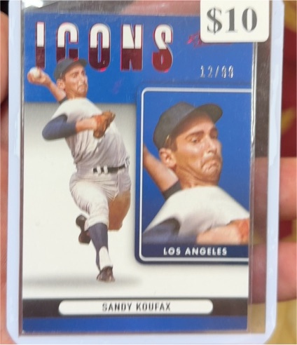2022 Panini Absolute Icons #I-11 Sandy Koufax — front