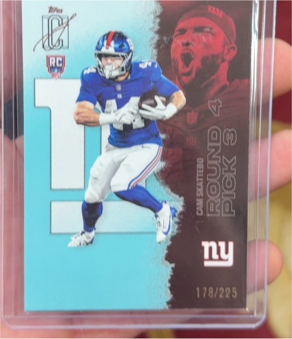 2025 Topps Signature Class #119 Cam Skattebo — front