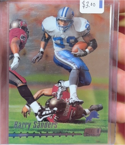 1999 Topps Stadium Club Chrome #C9 Barry Sanders — front