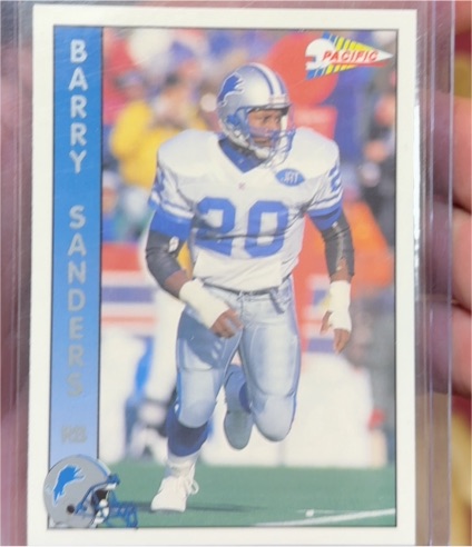 1992 Pacific #417 Barry Sanders — front
