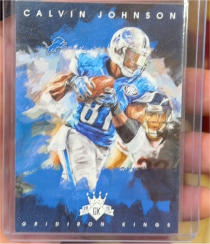 2015 Panini Gridiron Kings #59 Calvin Johnson — front
