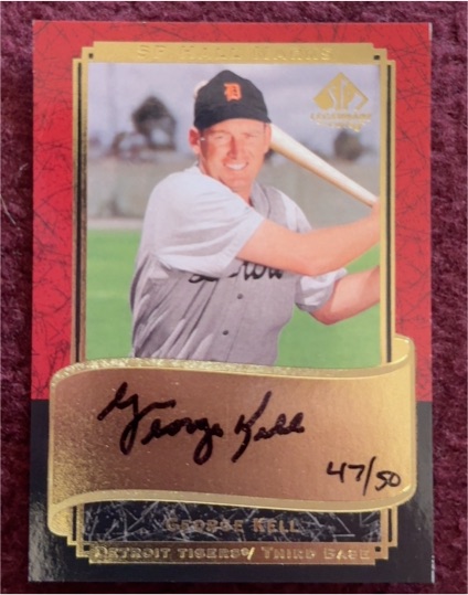 2004 Upper Deck SP Legendary Cuts #45 George Kell — front