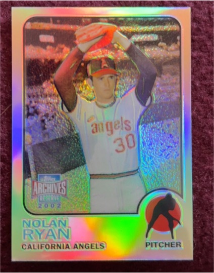 2002 Topps Archives Reserve #60 Nolan Ryan — front