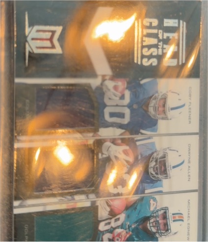 2012 Panini Momentum Head of the Class #46 Ryan Tannehill / Lamar Miller / Miller Egnew — front