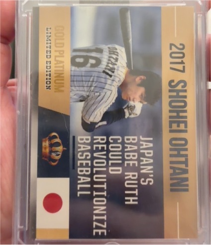 2017 Rookie Phenoms Gold Platinum #16 Shohei Ohtani — front
