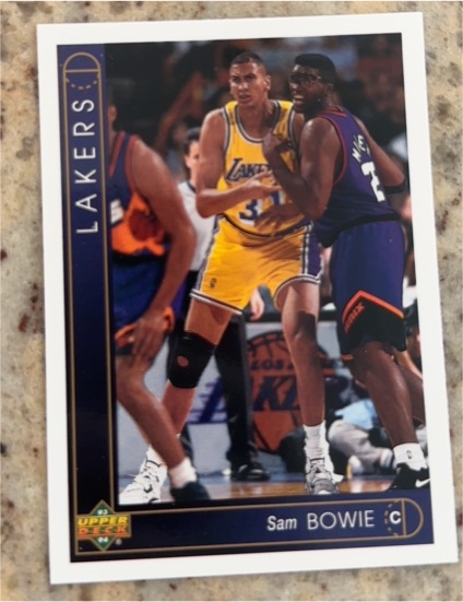 1993 Upper Deck #417 Sam Bowie — front
