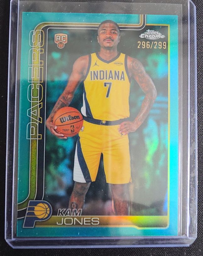 2025-26 Topps Chrome Update #296 Kam Jones — front
