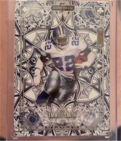 2025 Wild Card 5 Card Draw Emmitt Smith — front