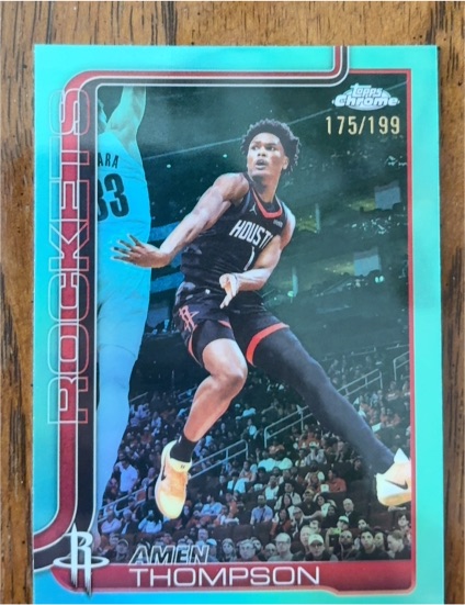 2026 Topps Chrome #175 Amen Thompson — front