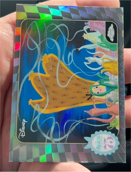 2026 Topps Chrome Disney #AW-6 Steaming Teapots Alice in Wonderland 75th Anniversary — front