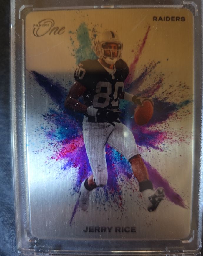 2023 Panini One #Jerry Rice Color Blast — front