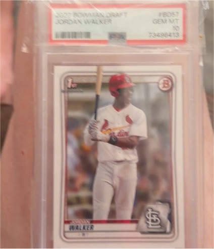 2020 Bowman Draft #BD-57 Jordan Walker — front