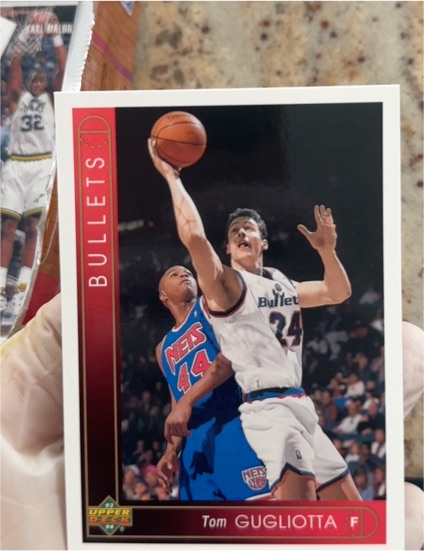 1993-94 Upper Deck #270 Tom Gugliotta Washington Bullets — front