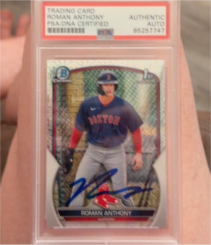 2023 Bowman Chrome 1st Bowman Roman Anthony — front