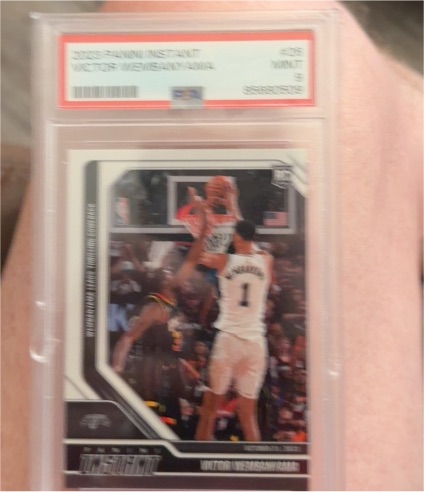 2023 Panini Instant #26 Victor Wembanyama Rookie Card — front
