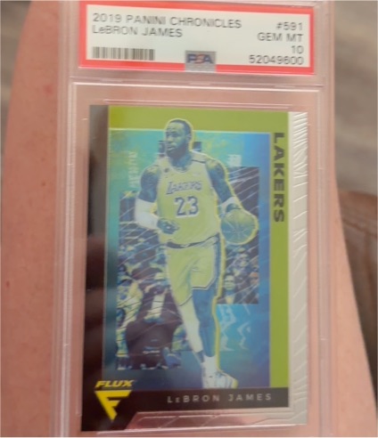2019 Panini Chronicles #591 LeBron James Flux — front