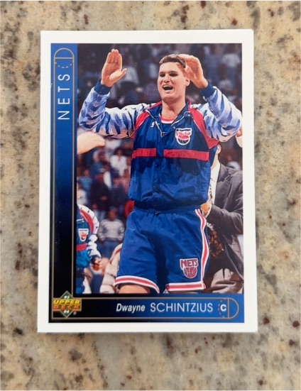 1993-94 Upper Deck #379 Dwayne Schintzius New Jersey Nets — front