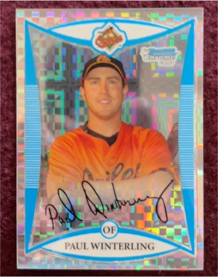 2008 Bowman Chrome Prospects #BCP173 Paul Winterling — front