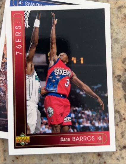 1993-94 Upper Deck #404 Dana Barros — front