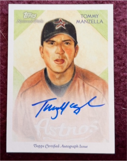 2010 Topps National Chicle #NCA-TM Tommy Manzella — front