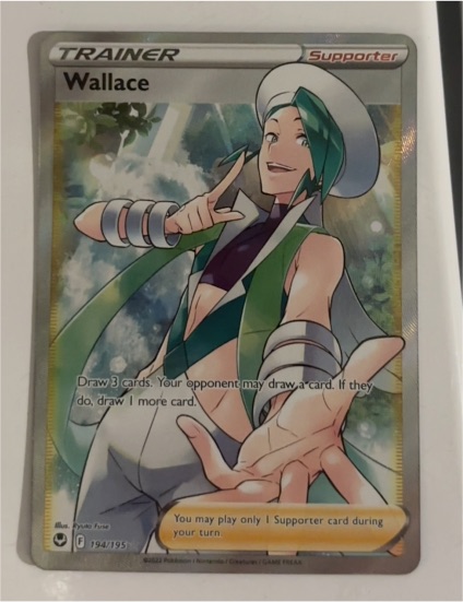 2022 Pokémon Sword & Shield Silver Tempest #194 Wallace — front