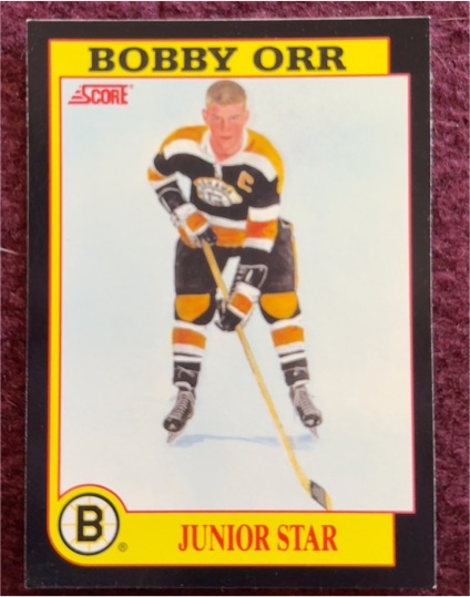 1991-92 Score #NNO Bobby Orr Junior Star — front