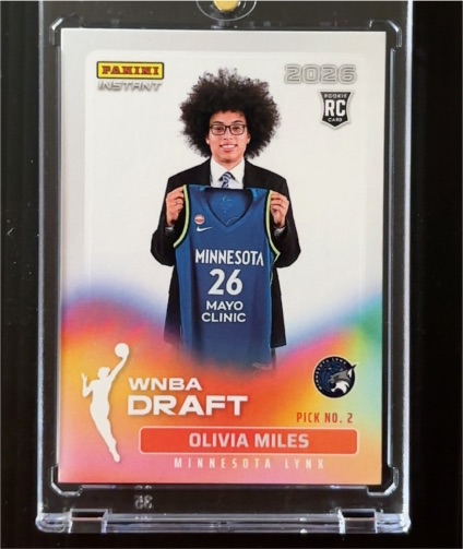2026 Panini Instant WNBA Draft Night #DN-2 Olivia Miles — front