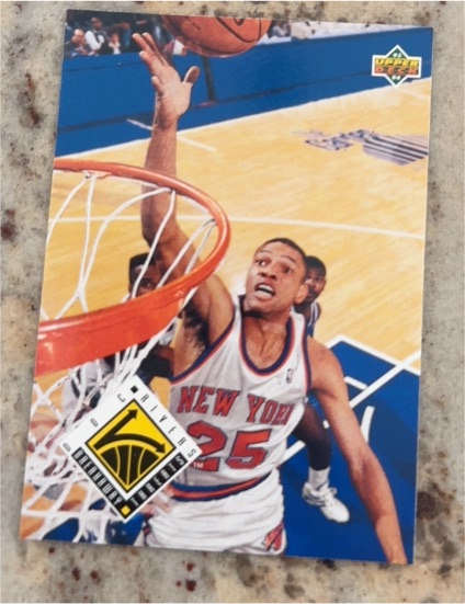 1993-94 Upper Deck #443 Doc Rivers New York Knicks — front