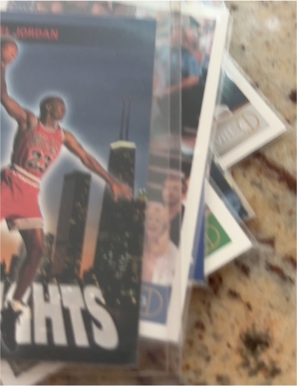 1990 Nitro Elite Michael Jordan Nitro Elite Dunking Over The World — front