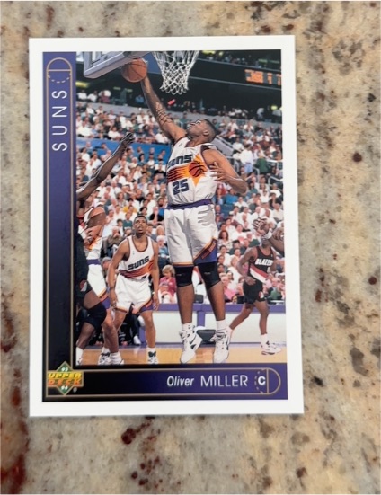 1993-94 Upper Deck #258 Oliver Miller Phoenix Suns — front