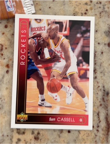 1993-94 Upper Deck #322 Sam Cassell — front