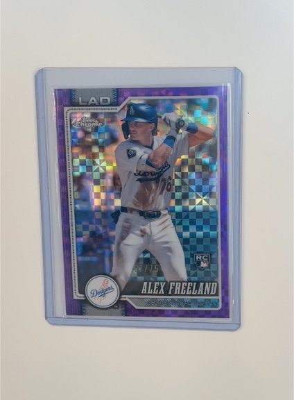 2026 Topps Chrome #102 Alex Freeland — front