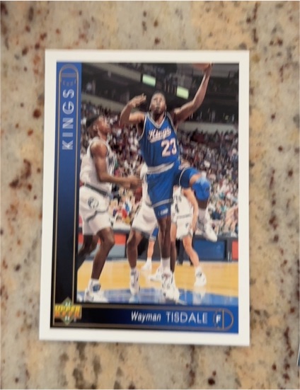 1993-94 Upper Deck #307 Wayman Tisdale Sacramento Kings — front