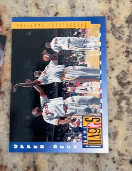 1993-94 Upper Deck #459 Pre-Game Shootaround Houston Rockets — front