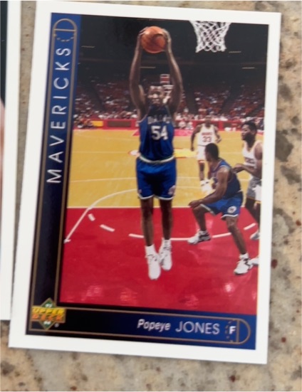 1993-94 Upper Deck #420 Popeye Jones — front