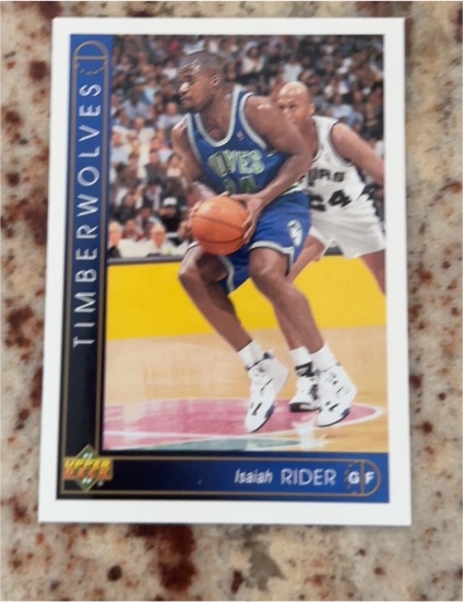 1993-94 Upper Deck #361 Isaiah Rider Rookie — front