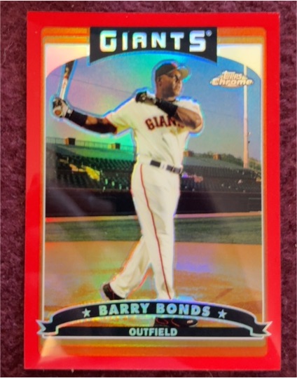 2006 Topps Chrome #50 Barry Bonds — front
