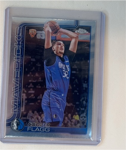 2025 Topps Chrome #251 Cooper Flagg — front