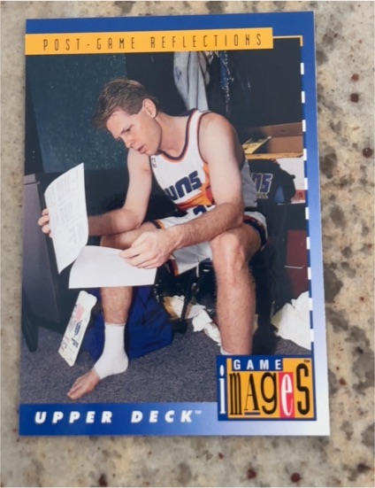 1993-94 Upper Deck #465 Danny Ainge Phoenix Suns Game Images Post-Game Reflections — front
