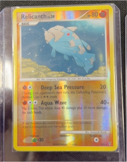 2006 Pokémon EX Holon Phantoms #30 Relicanth — front