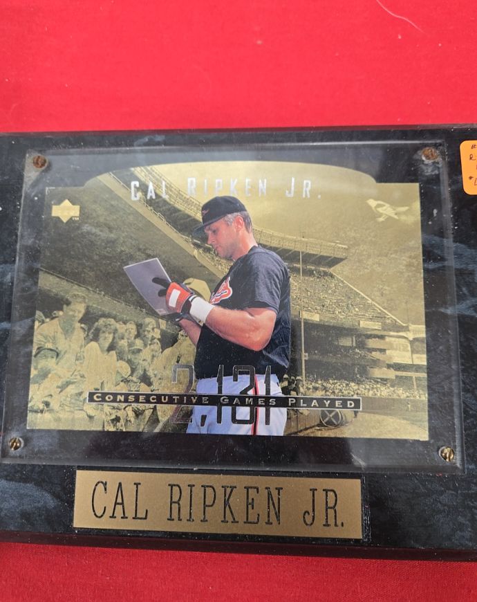 1995 Upper Deck Cal Ripken Jr Limited Edition Gold Oversized Card #2131 — front