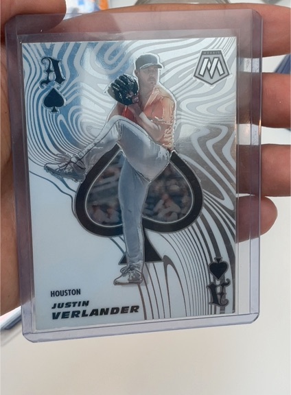 2021 Panini Mosaic Aces #ACE7 Justin Verlander — front